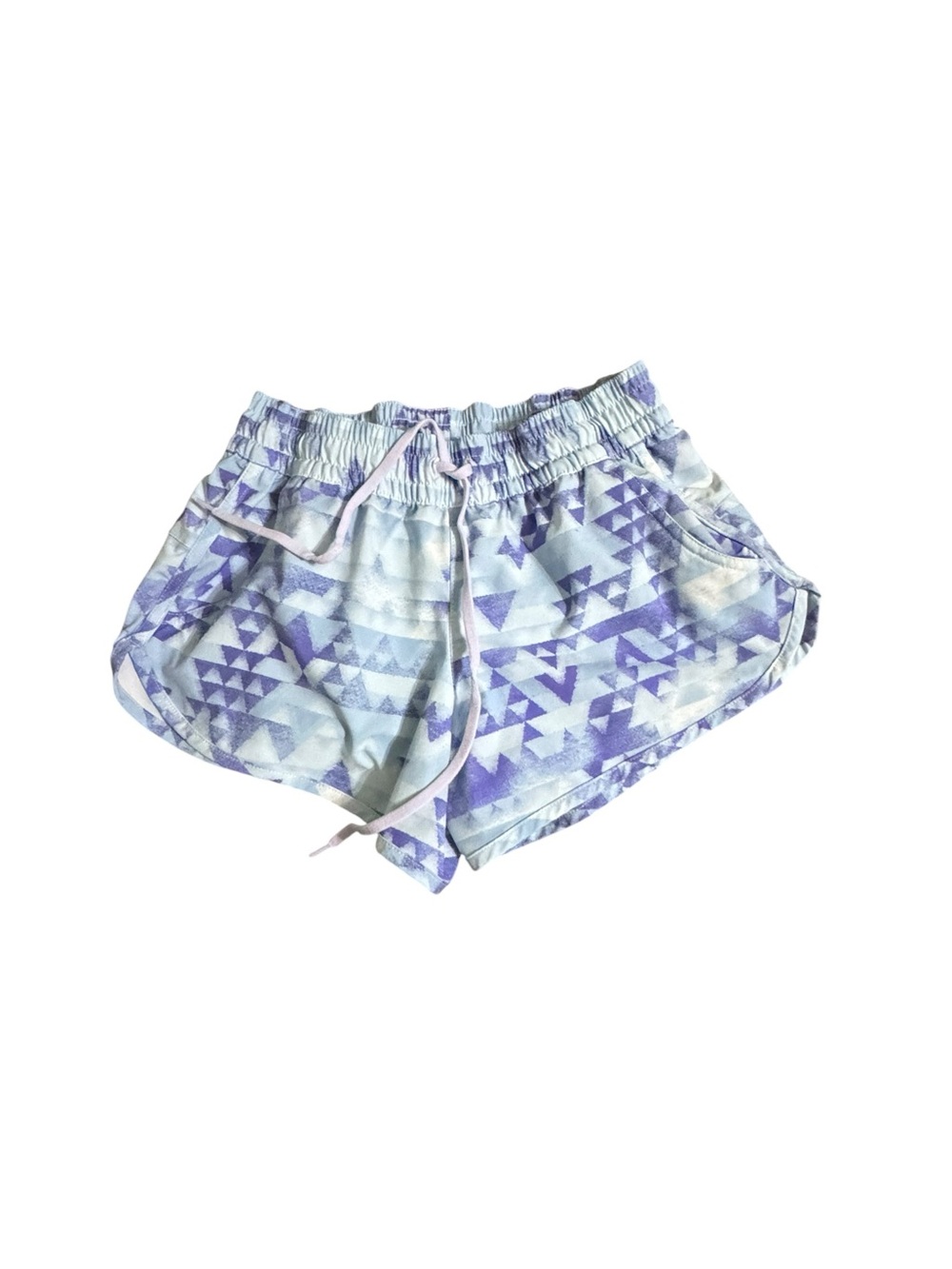 Columbia Light blue Geometric Athletic Shorts